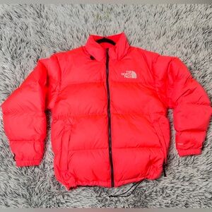 The North Face 1996 Retro Nuptse Puffer Jacket Brilliant Coral – Men’s XL